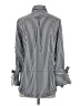 Banana Republic 100% Polyester Stripes Silver Long Sleeve Blouse Size XS - photo 2