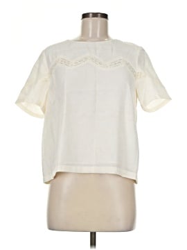 Color Block Short Sleeve Blouse (view 1)