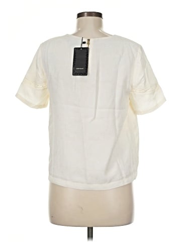 Color Block Short Sleeve Blouse (view 2)