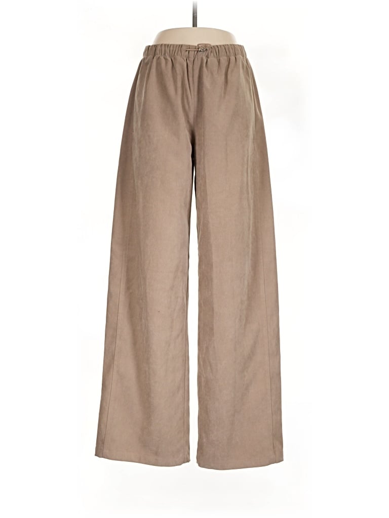 Pre-owned Zara Casual Pants In Brown