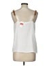 River Island 100% Polyester White Tank Top Size 12 - photo 2