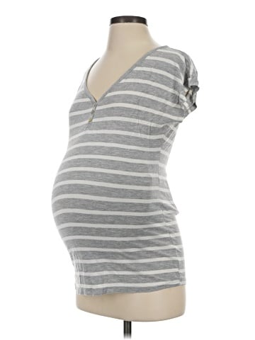 Motherhood Short Sleeve Henley (view 1)