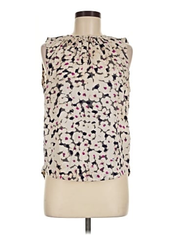 Rebecca Taylor Sleeveless Silk Top (view 1)