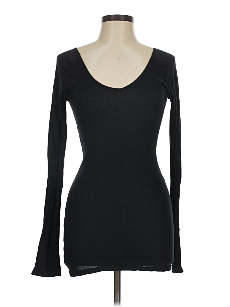 Pre-owned Aqua Long Sleeve T-shirt In Black