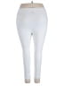 Hue Solid White Active Pants Size 2X - photo 2