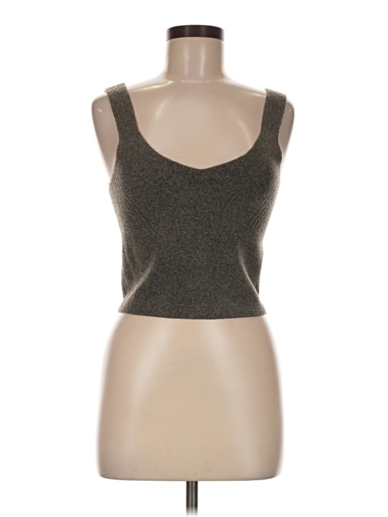Pre-owned Zara Sweater Vest In Brown
