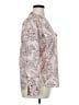 Calvin Klein 100% Polyester Print Ivory Long Sleeve Blouse Size XL (estimated) - photo 4
