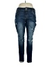 KANCAN JEANS Solid Blue Jeans Size 31 waist - photo 1