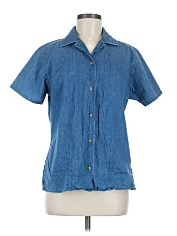 L.L.Bean Short Sleeve Button-Down Shirt (view 1)