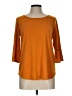 I.N. Studio Orange 3/4 Sleeve T-Shirt Size L (petite) - photo 1