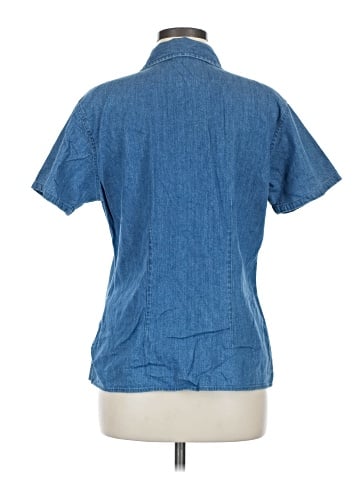 L.L.Bean Short Sleeve Button-Down Shirt (view 2)