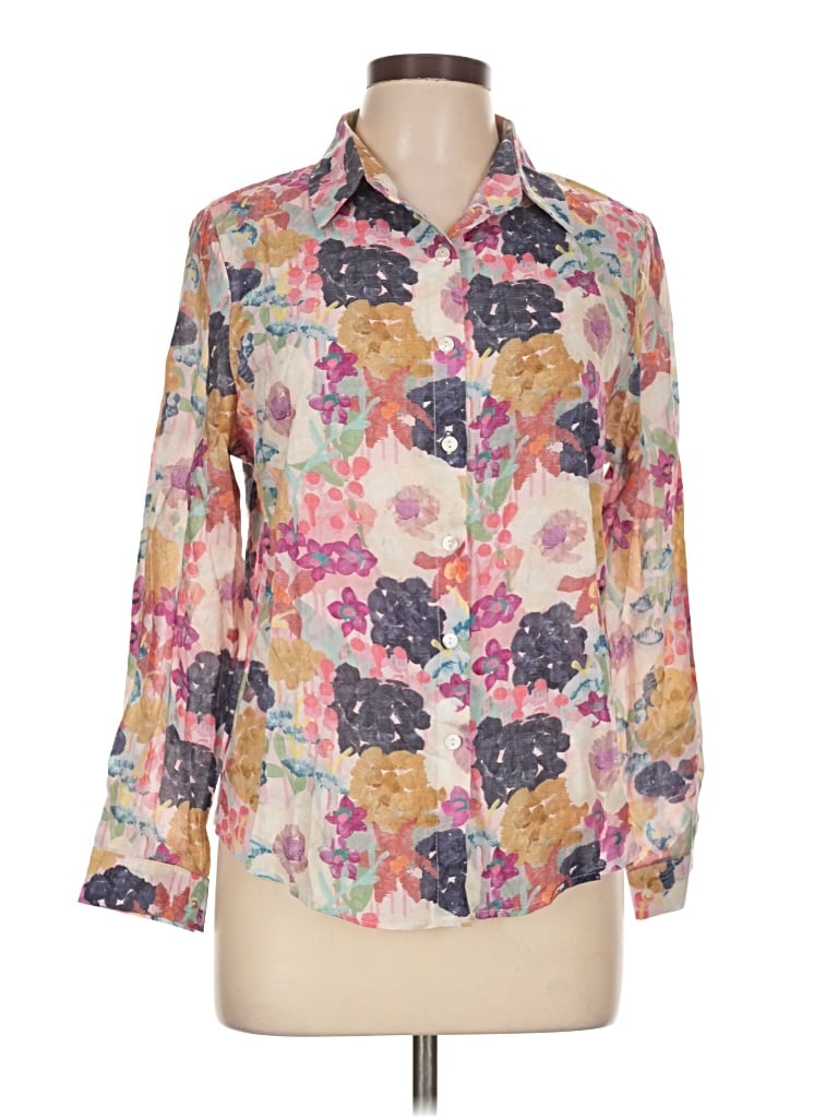 Assorted Brands Long Sleeve Blouse In Pink