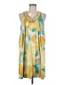 BCBGMAXAZRIA 100% Polyester Tropical Multi Color Yellow Cocktail Dress Size M - photo 1