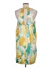 BCBGMAXAZRIA 100% Polyester Tropical Multi Color Yellow Cocktail Dress Size M - photo 2