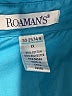 Roaman's Blue 3/4 Sleeve Button-Down Shirt Size 1X - photo 7