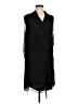 ALLSAINTS 100% Polyester Black Cocktail Dress Size 6 - photo 1