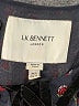 L.K. Bennett 100% Polyester Hearts Black Casual Dress Size 4 - photo 7