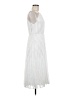 Theory 100% Polyester White Cocktail Dress Size 6 - photo 4