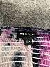 Torrid 100% Elastic Purple 3/4 Sleeve Blouse Size 2X Plus (2) - photo 7
