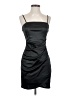 Emerald Sundae Solid Black Cocktail Dress Size S - photo 1