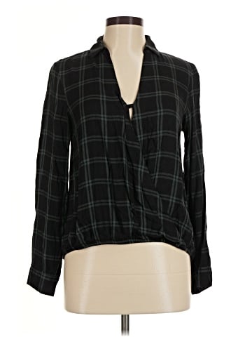 Madewell Wrap-Front Shirt in Palma Plaid (view 1)
