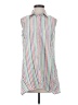 For Cynthia Stripes White Sleeveless Button-Down Shirt Size S - photo 1