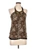 Bebe 100% Silk Brown Blouse Size M (estimated) - photo 1