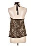 Bebe 100% Silk Brown Blouse Size M (estimated) - photo 2