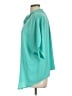 Unbranded Teal Short Sleeve Blouse Size L - photo 5