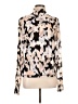 CAbi Multi Color Silver Long Sleeve Blouse Size M - photo 1