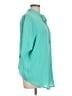 Unbranded Teal Short Sleeve Blouse Size L - photo 4
