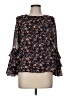 1.State 100% Polyester Black Long Sleeve Blouse Size M - photo 1