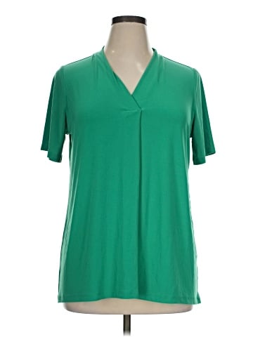 Dennis by Dennis Basso Short Sleeve Blouse (view 1)