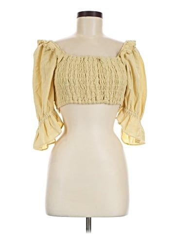 Free People Short Sleeve Blouse (view 1)