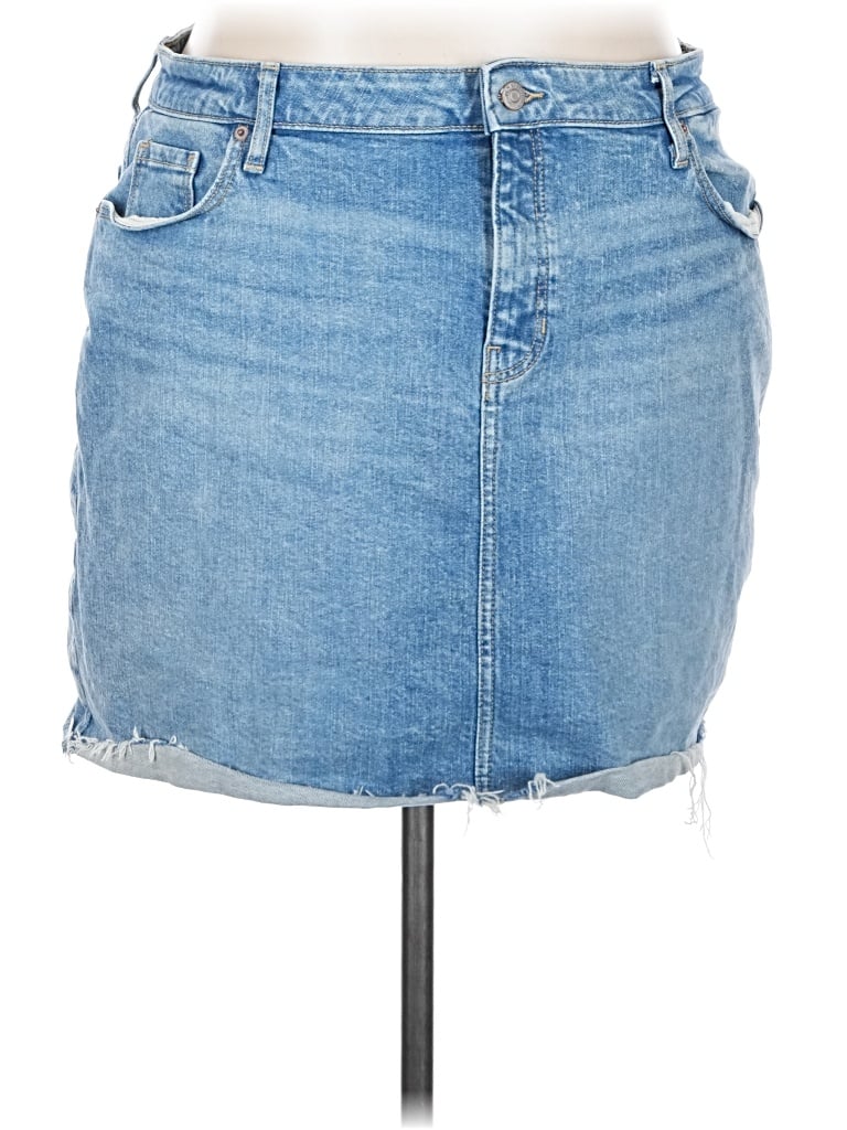 Pre-owned Old Navy Denim Skirt In Blue