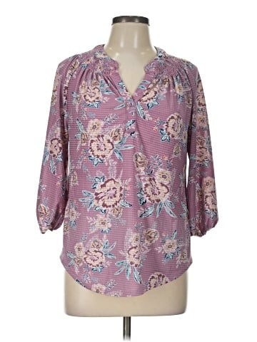 Cathy Daniels 3/4 Sleeve Blouse (view 1)