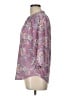 Cathy Daniels Floral Purple 3/4 Sleeve Blouse Size L - photo 5