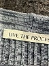 LIVE THE PROCESS Tweed Gray Casual Pants Size S - photo 7