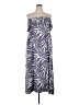 Assorted Brands Tropical Gray Casual Dress Size XL - photo 1