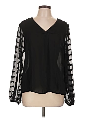 Ellen Tracy Long Sleeve Blouse (view 1)