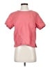 L.L.Bean 100% Linen Pink Short Sleeve Top Size S - photo 1