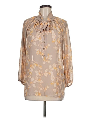 Eva Mendes by New York & Company 3/4 Sleeve Blouse (view 1)