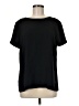Ann Taylor LOFT 100% Polyester Black Short Sleeve Top Size M - photo 1
