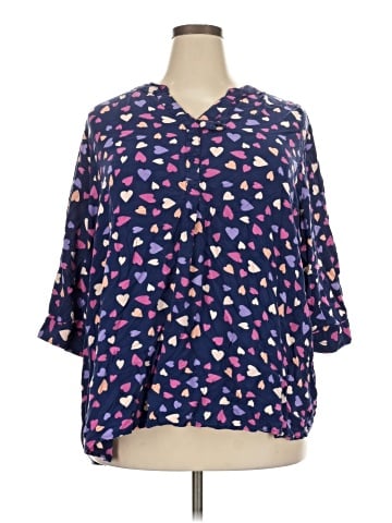 Woman Within 3/4 Sleeve Blouse (view 1)