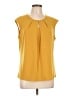 Kasper Yellow Sleeveless Blouse Size L - photo 1