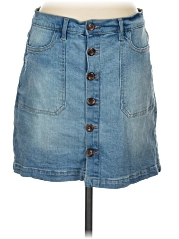 Kensie Denim Skirt (view 1)