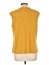 Kasper Yellow Sleeveless Blouse Size L - photo 2