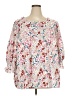Shein Curve White 3/4 Sleeve Blouse Size 24 - 26 Plus - photo 1
