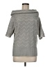 Ann Taylor Factory Chevron-herringbone Gray Pullover Sweater Size M - photo 1