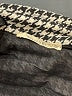 Ellison 100% Polyester Houndstooth Black Jacket Size S - photo 6